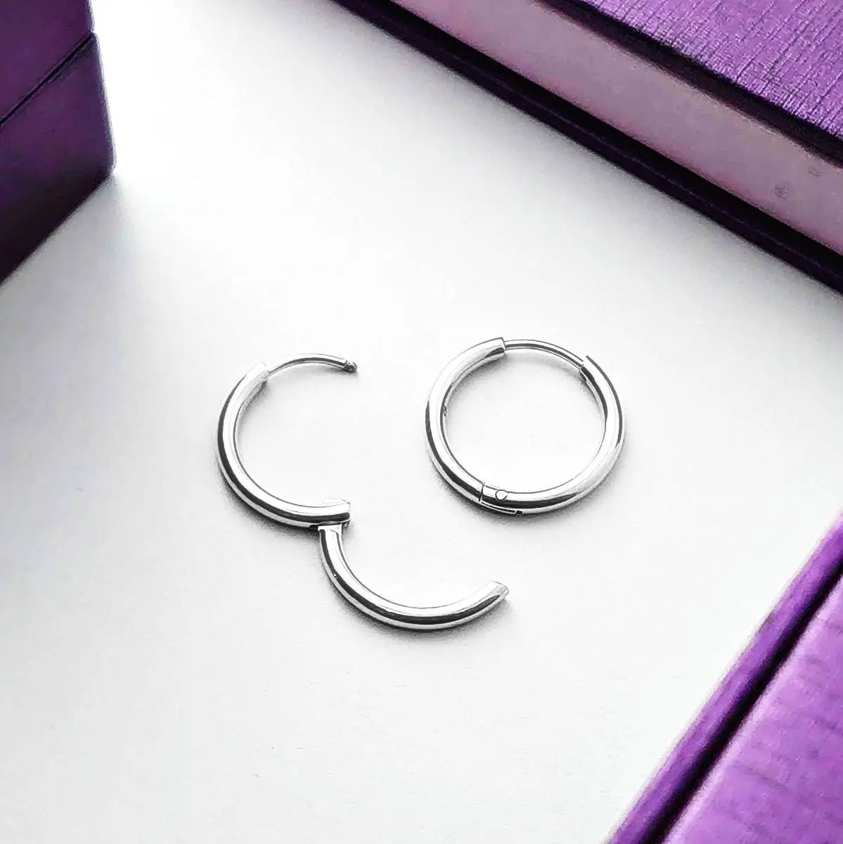 Chic Sleeper Hoop Earrings - Earrings by Belle Fever