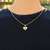 Dog Tag Stolen Heart - Two Necklaces - Mens Jewellery by Belle Fever