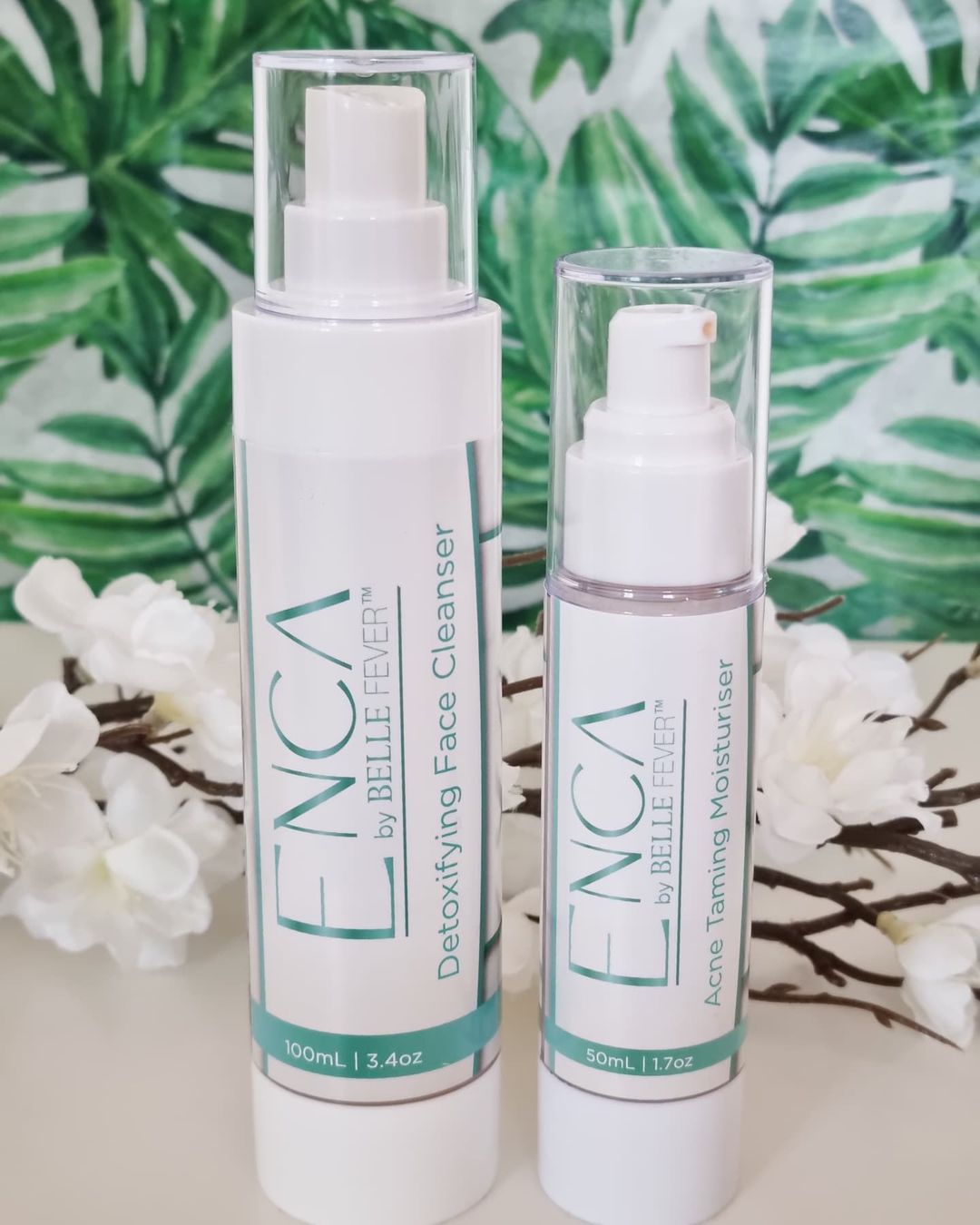 Enca Acne Clearing Set - Cleanser 100ml & Moisturiser 50ml - Enca Skincare by Belle Fever