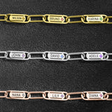 Endless Ties Name Bracelet (With Birthstone) - Endless Ties by Belle Fever