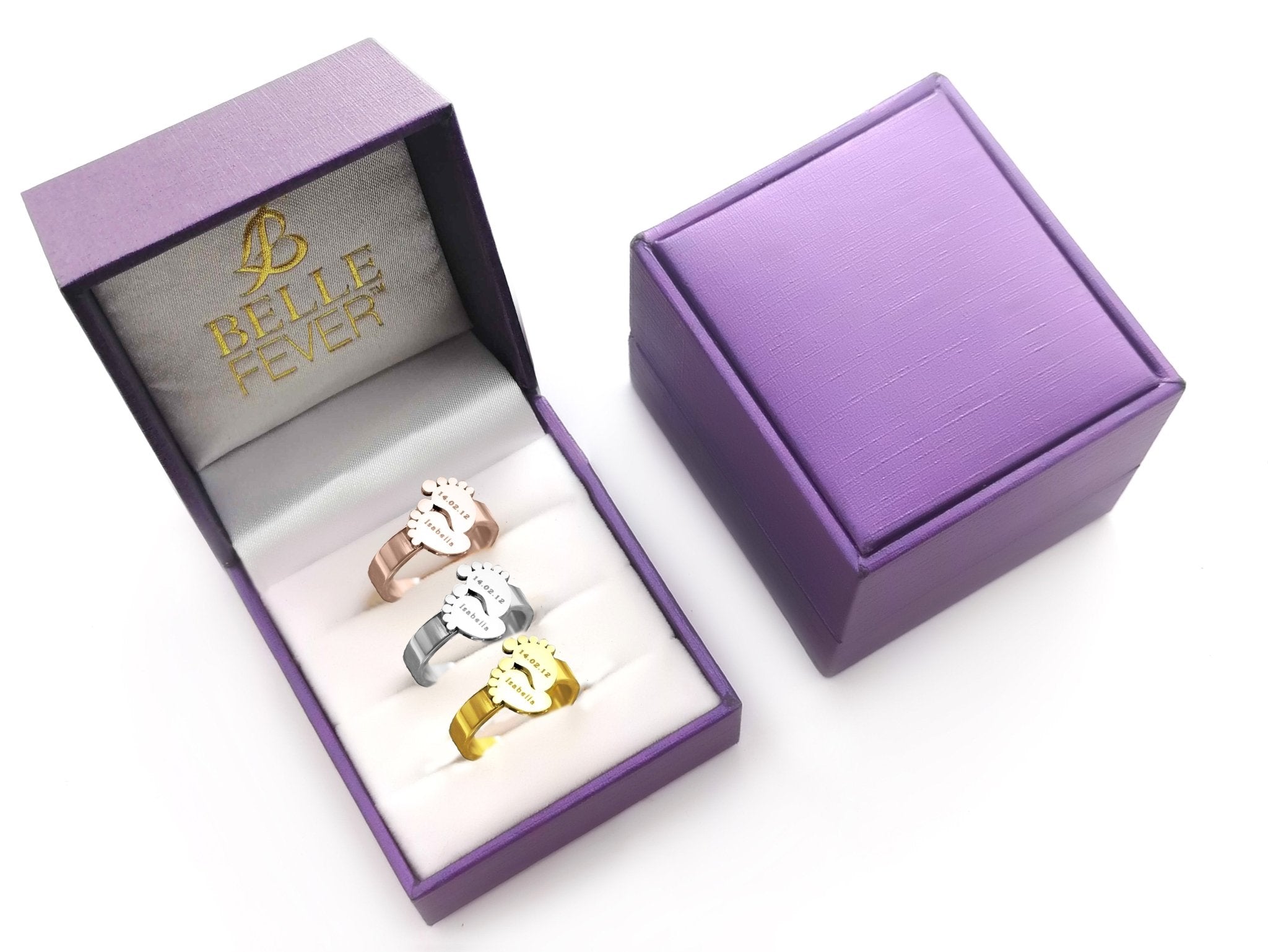 Footprint Ring - Rings by Belle Fever
