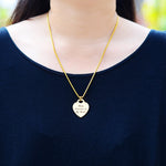 Forever in My Heart Necklace - Memorial & Cremation Jewellery by Belle Fever
