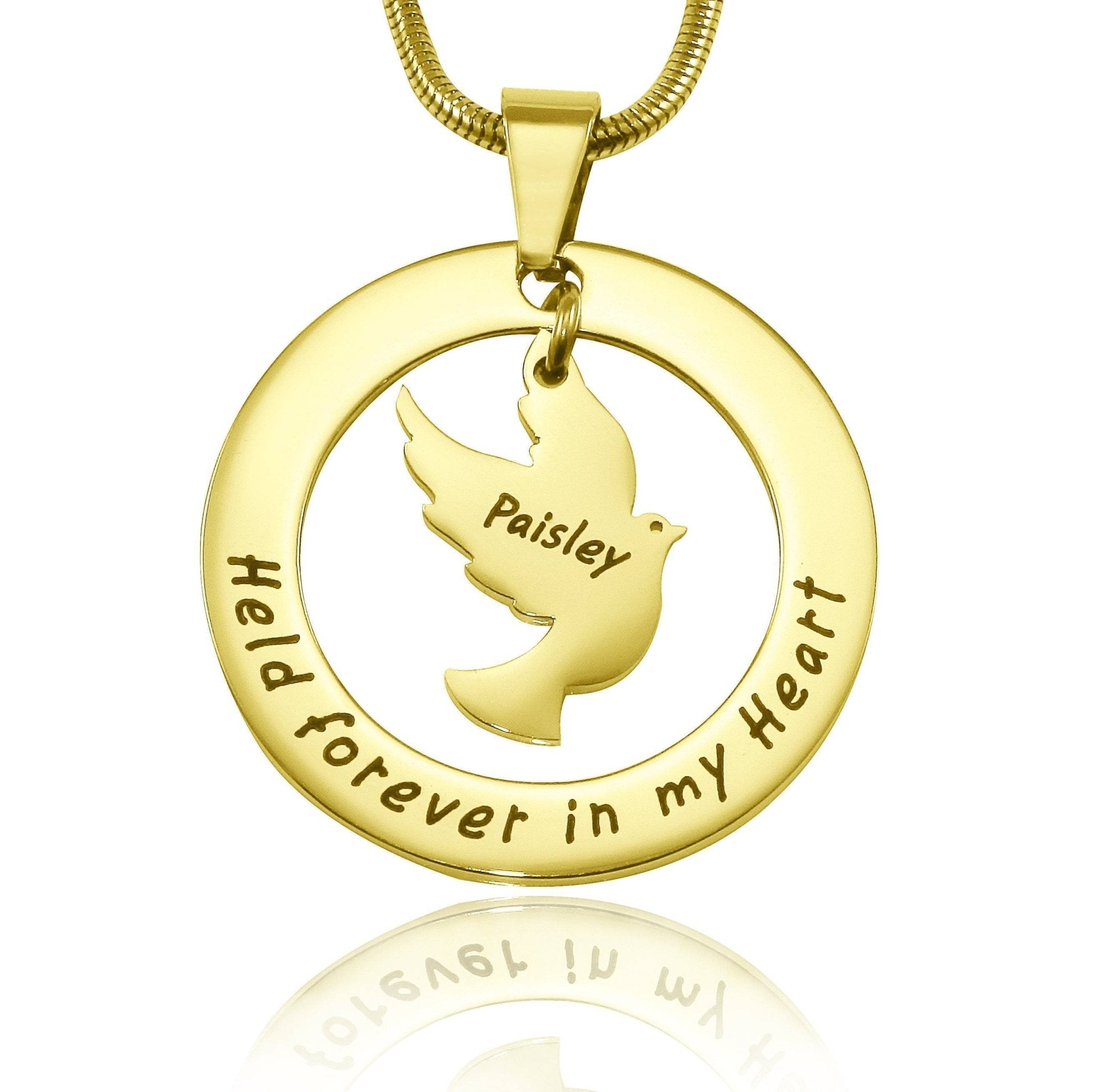 Held Forever Necklace - Memorial & Cremation Jewellery by Belle Fever