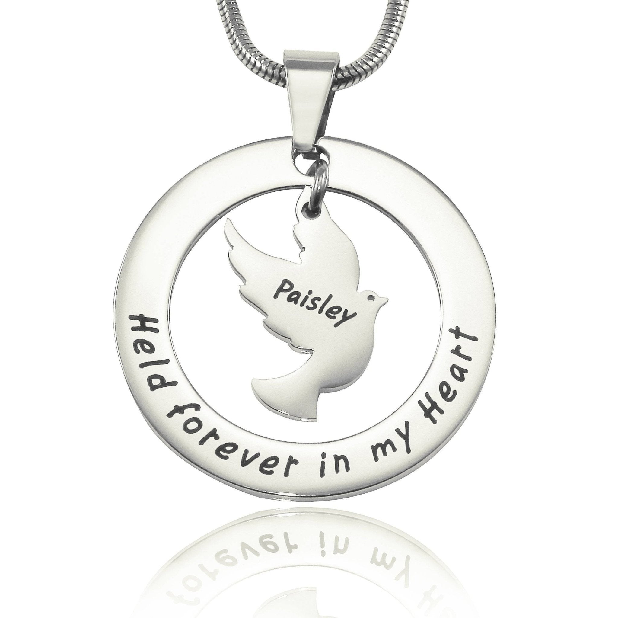 Held Forever Necklace - Memorial & Cremation Jewellery by Belle Fever