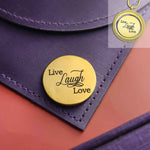 Live Laugh Love Disc Personalised for Dream Locket - Floating Dream Lockets by Belle Fever