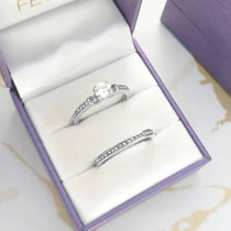 Love Crystal TWO Rings Set - Rings by Belle Fever