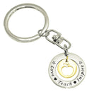 Love Teach Inspire Teacher Keyring - Keyrings by Belle Fever