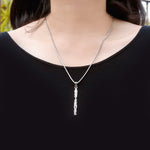 Name Necklace Vertical - Name Necklaces by Belle Fever