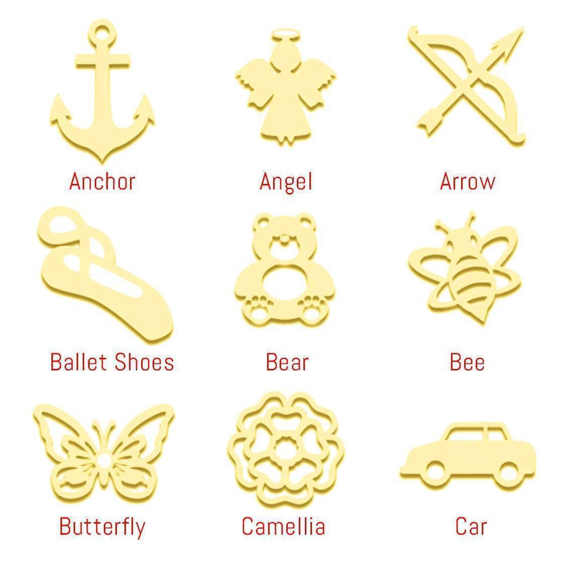 Name Necklace Vertical - Name Necklaces by Belle Fever
