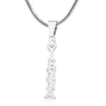 Name Necklace Vertical - Name Necklaces by Belle Fever