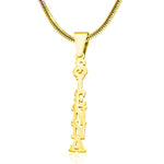 Name Necklace Vertical - Name Necklaces by Belle Fever