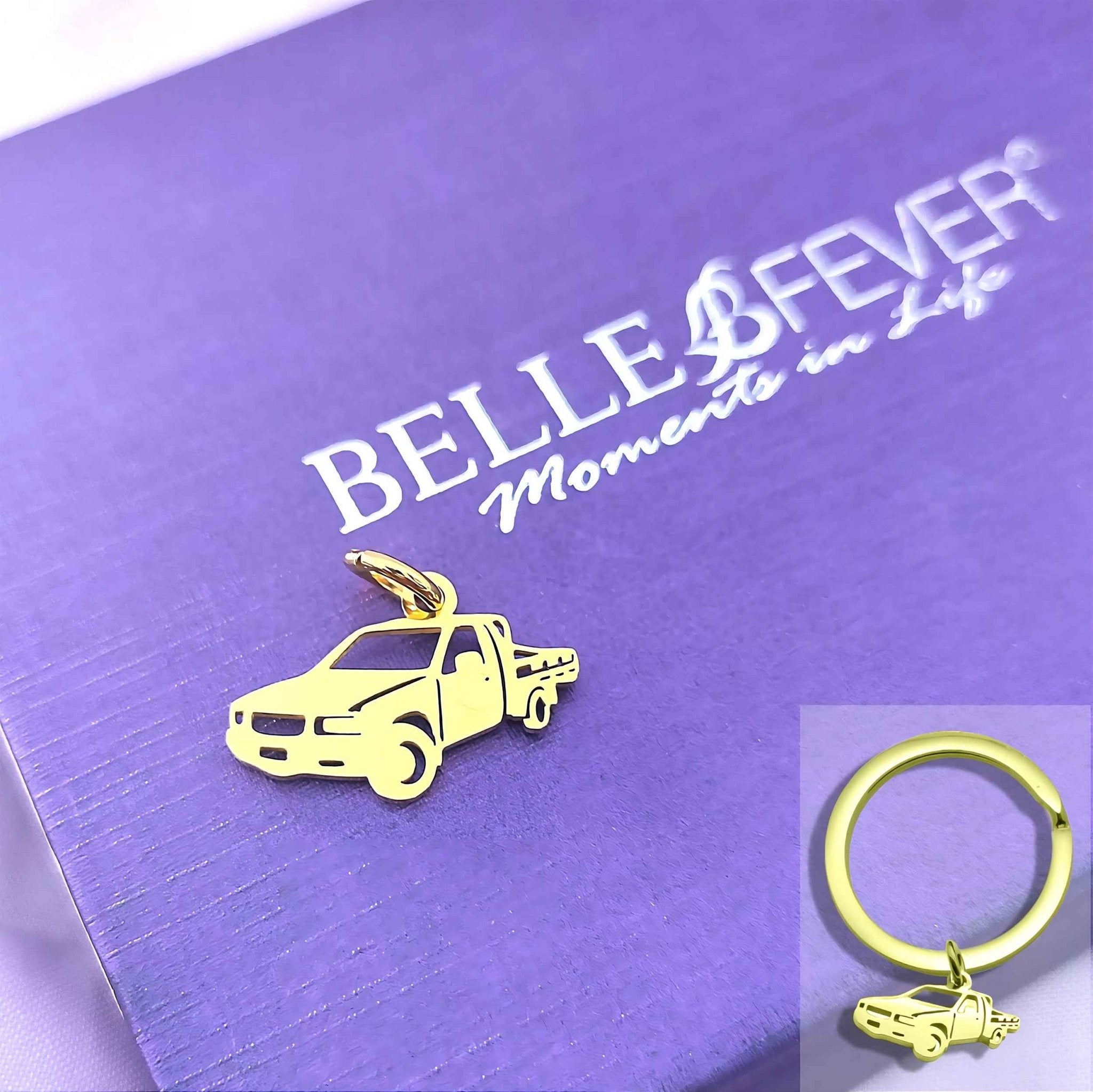 Pick up Truck Charm for Keyring - Keyrings by Belle Fever