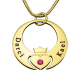 Queen of My Heart Necklace - Mothers Jewellery by Belle Fever