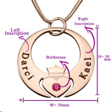 Queen of My Heart Necklace - Mothers Jewellery by Belle Fever