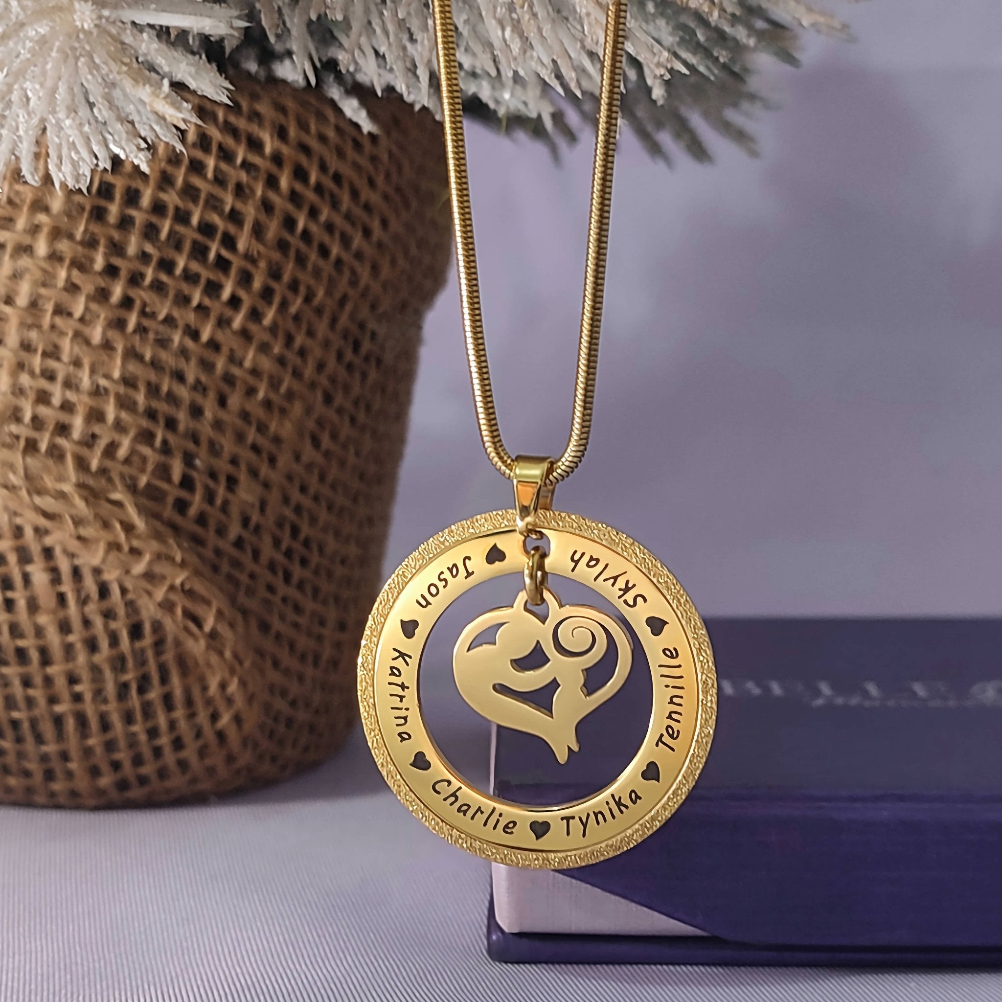 Sparkling Mothers Love Necklace - Mothers Jewellery by Belle Fever