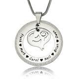 Sparkling Mothers Love Necklace - Mothers Jewellery by Belle Fever