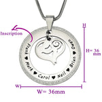 Sparkling Mothers Love Necklace - Mothers Jewellery by Belle Fever