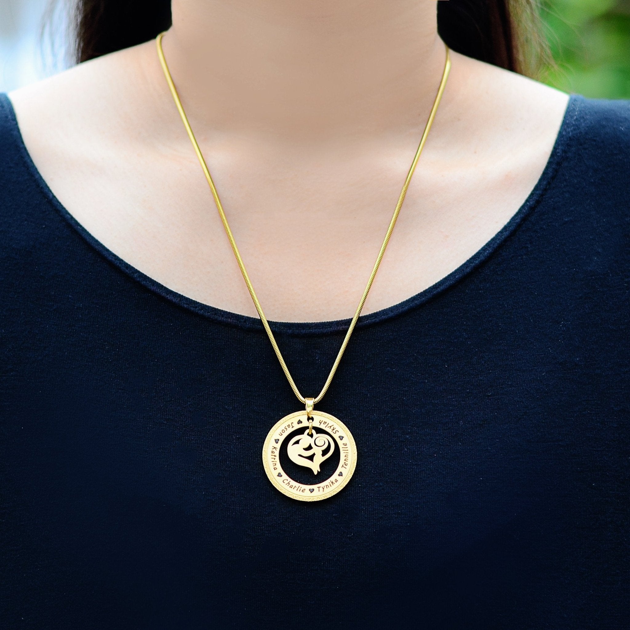 Sparkling Mothers Love Necklace - Mothers Jewellery by Belle Fever