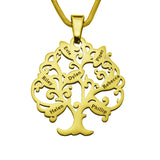 Tree of My Life | Personalised Necklace with names - Family Tree Necklaces by Belle Fever