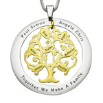 Tree of My Life Washer | Personalised Necklace - Family Tree Necklaces by Belle Fever