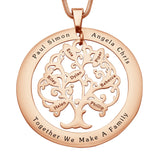 Tree of My Life Washer | Personalised Necklace - Family Tree Necklaces by Belle Fever