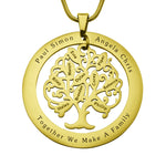 Tree of My Life Washer | Personalised Necklace - Family Tree Necklaces by Belle Fever