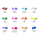 Unicorn Head Birthstone Name Necklace - Name Necklaces by Belle Fever